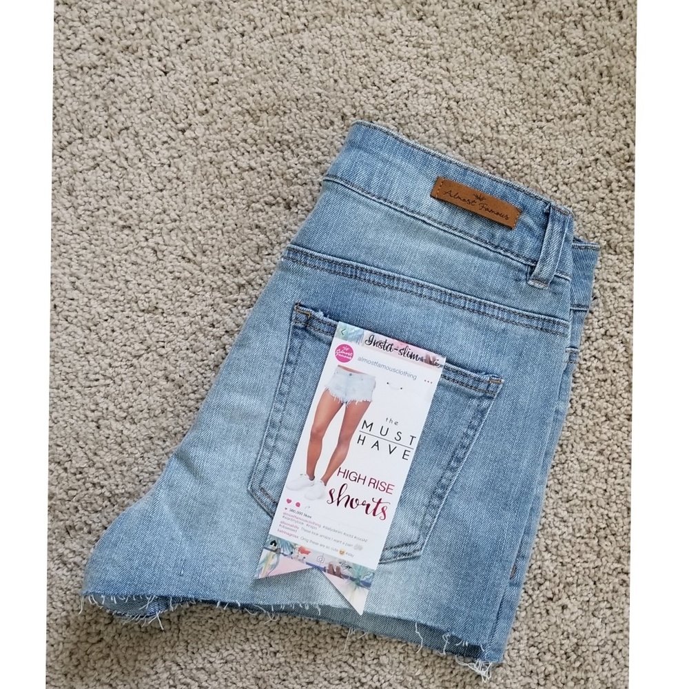 Almost Famous High Rise Denim Shorts